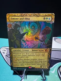 Zimone and Dina (Showcase) 318 March of the Machine Magic: The Gathering Foil HP - Image 1