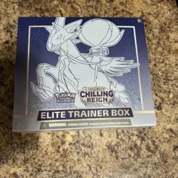 Pokemon TCG Sword & Shield Chilling Reign Elite Trainer Box Sealed New FREE SHIP 820650808630 - Image 1