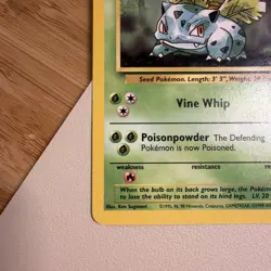 Pokemon Vintage Ivysaur 030/102 Base Set Non-Holo - LP - Image 2