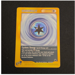 Nintendo Pokemon Cyclone Energy 143/144 Skyridge Regular Rare English 2003 - Image 1