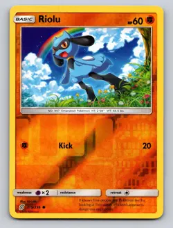 Riolu 115/236 Common Unified Minds Pokemon Reverse Holo NM - Image 1