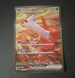 Pokemon Latias ex Special Illustration Rare Full Art Holo SV08 239/191 210 HP - Image 1