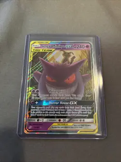 Pokemon TCG Gengar & Mimikyu GX Tag Team 53/181 Ultra Rare - Image 1