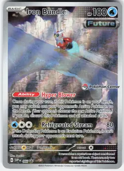 Pokemon Iron Bundle 066 Holo Promo Scarlet & Violet Promo Pokemon Center Promo - Image 1