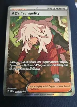 AZ's Tranquility Trainer-Supporter Full Art 106/086 Chaos Rising English - Image 1