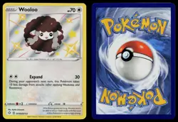WOOLOO SV103/SV122 SHINY RARE SHINING FATES SHINY VAULT POKEMON NM - Image 3
