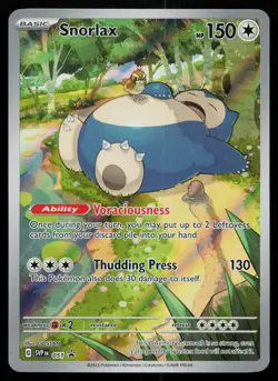 SNORLAX 051 HOLO PROMO SCARLET & VIOLET PROMO POKEMON LP - Image 1