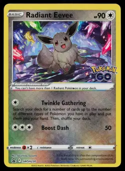 RADIANT EEVEE SWSH230 HOLO PROMO SWORD & SHIELD PROMO POKEMON NM - Image 1