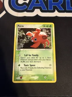 Pokemon Card - Paras FireRed & LeafGreen 72/112 Common Reverse Holo - Image 1