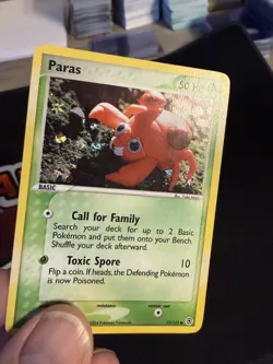 Pokemon Card - Paras FireRed & LeafGreen 72/112 Common Reverse Holo - Image 2