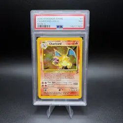 Pokemon Charizard 004/130 Base Set 2 Holo PSA 7 - Image 1
