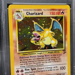 Pokemon Charizard 004/130 Base Set 2 Holo PSA 7 - Image 2