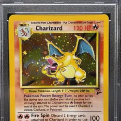 Pokemon Charizard 004/130 Base Set 2 Holo PSA 7 - Image 3