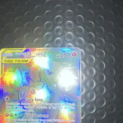 Pokemon Gardevoir & Sylveon GX TAG TEAM Secret Rare Full Art Holo 225/214 - Image 4