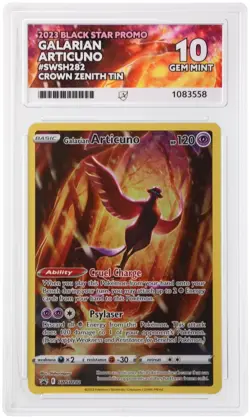 Galarian Articuno Ace 💎 ACE 10 GEM MINT 💎 Swsh282 Pokemon Black Star Promo - Image 1