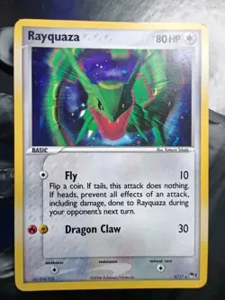 Rayquaza POP Series 1 Holo 3/17 – NM – Ultra Rare EX Era Pokemon TCG - Image 1
