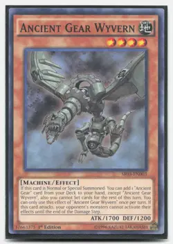 Ancient Gear Wyvern SR03-EN003 Machine Reactor Yu-Gi-Oh 1st Edition NM/M - Image 1