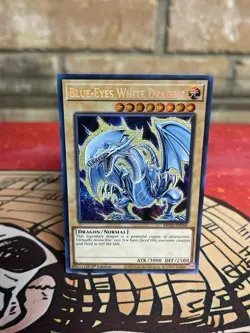 Blue-Eyes White Dragon - MP22-EN266 - Prismatic Secret Rare - 1st Edition - (NM) - Image 1