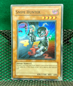 Yugioh! - Snipe Hunter CP03-EN004 - Champion Pack 3 Super Rare - NM Condition! - Image 1