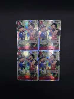 One Piece Ace & Sabo & Luffy (OP13-007) SR Playset Carrying On His Will OP13 - Image 3