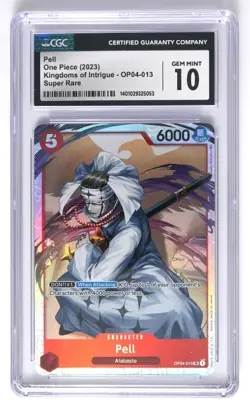ONE PIECE TCG - Pell -Kingdoms of Intrigue- OP04-013 SR - CGC 10- GEM MINT-Eng - Image 1