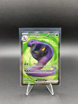 Pokemon TCG Arbok EX Full Art Ultra Rare Holo Card 185/165 Scarlet & Violet 151 - Image 1