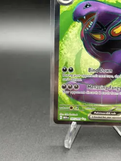 Pokemon TCG Arbok EX Full Art Ultra Rare Holo Card 185/165 Scarlet & Violet 151 - Image 4