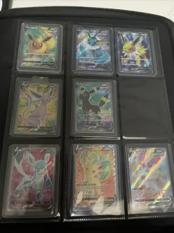 Eevee Evolutions V SR Set - Pokemon TCG Simplified Chinese(Complete Set) 8 Cards - Image 1