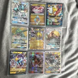 Lots of different variety’s of Pokemon cards ranging from full arts to Vmax’s… - Image 1