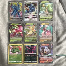 Lots of different variety’s of Pokemon cards ranging from full arts to Vmax’s… - Image 3