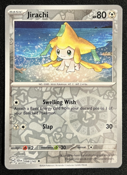 Jirachi 098/142 Reverse Holo Stellar Crown Pokemon Card TCG Near Mint - Image 1