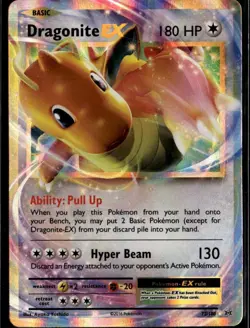 Dragonite EX Ultra Rare XY Evolutions 72/108 Colorless Holofoil Pokemon Card - Image 1