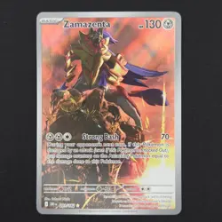 Pokemon TCG Card Zamazenta 201/182 Destined Rivals Illustration Rare Holo - NM - Image 1
