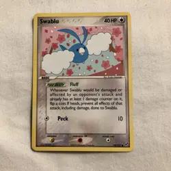 Swablu 79/107 EX Deoxys LP Pokemon card - Image 1