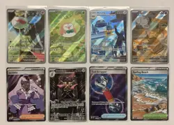 Lot Of 8 Misc Pokemon Illustration Cards - Image 1