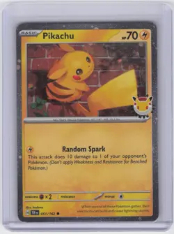 Pikachu (Pokemon Day 2026) Common Miscellaneous Cards & Products 051/162 NM - Image 1