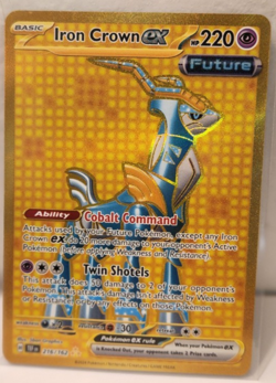 Pokemon Card TCG - Iron Crown EX 216/162 - Temporal Forces - Hyper Rare - NM ⭐ - Image 1