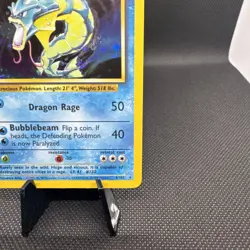 Pokemon Base Set Gyarados Holo Rare Card 6/102 NM - Image 3