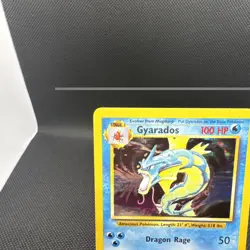 Pokemon Base Set Gyarados Holo Rare Card 6/102 NM - Image 5