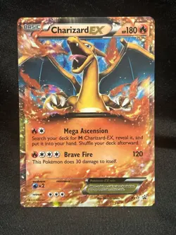 Basic Pokemon Charizard EX 2014 Pokemon XY17 Black Star Promo - Image 1