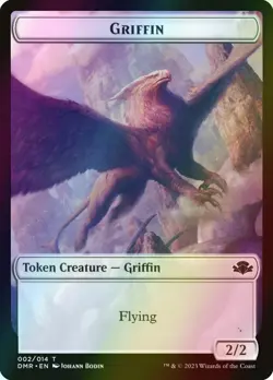 MTG Elephant // Griffin Foil ** Dominaria Remastered Tokens ** English - Image 2