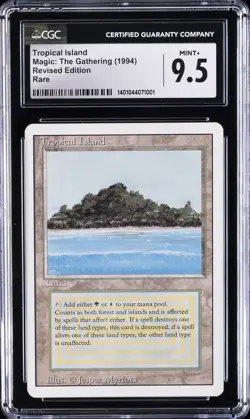 1994 MAGIC: THE GATHERING REVISED EDITION TROPICAL ISLAND CGC 9.5 - Image 1