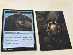 mtg foil token Clue 018/020, Unstable, unplayed, full art back - Image 1