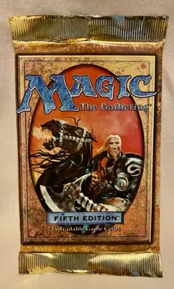 Magic The Gathering 5th Edition Booster Pack 787551252101 - Image 1