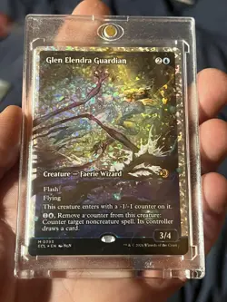 Glen Elendra Guardian (0393) (Showcase) (Fracture Foil) Lorwyn Eclipsed Foil - Image 1
