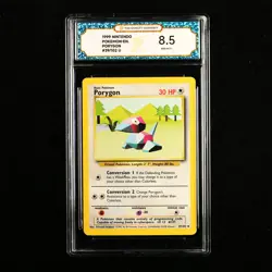 TQG 8.5 NM-MT+ 1999 Pokemon ENG Porygon #39/102 U - Image 1