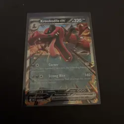 Krookodile EX 055/086 Chaos Rising Holo Pokemon Card - Mint - Image 1