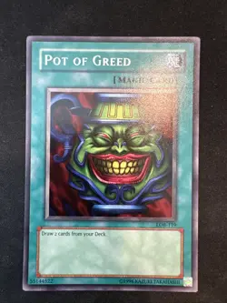 LP! Pot of Greed LOB-119 The Legend of Blue Eyes White Dragon Unlimited - Image 1