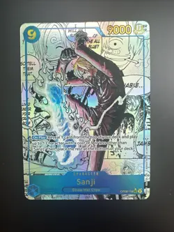 ONE PIECE SANJI 2025 PREMIUM BOOSTER CARD THE BEST- VOL.2 MANGA NM C - Image 1