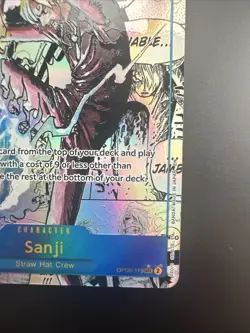 ONE PIECE SANJI 2025 PREMIUM BOOSTER CARD THE BEST- VOL.2 MANGA NM C - Image 5